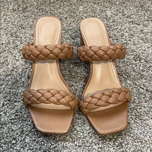 Braided Tan Sandals